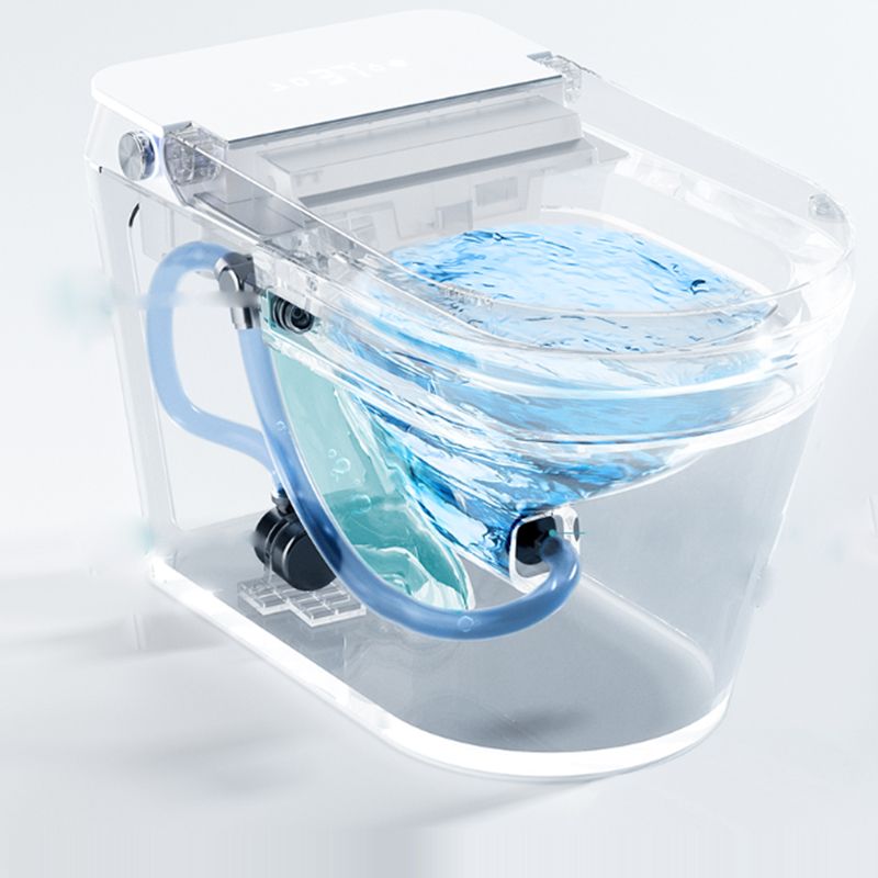 Modern Floor Mounted Toilet Heated Seat Included Urine Toilet for Washroom