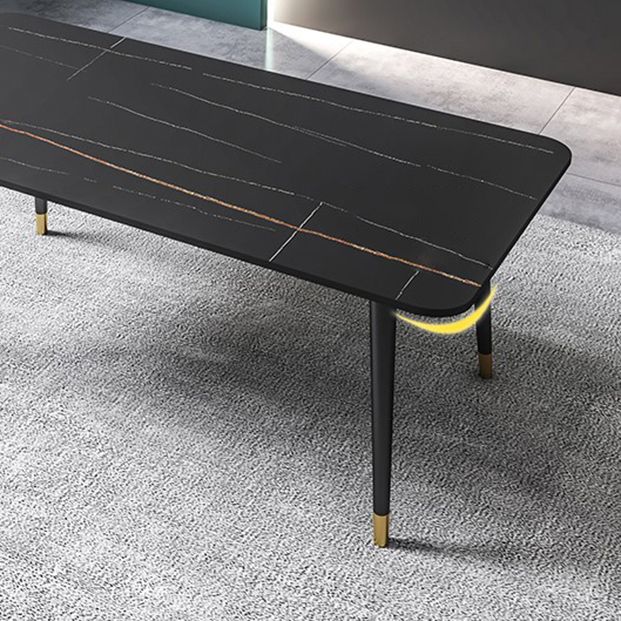 Designer Style Sintered Stone Dining Set 1/2/5/7 Pieces Rectangle Dining Table with Chairs
