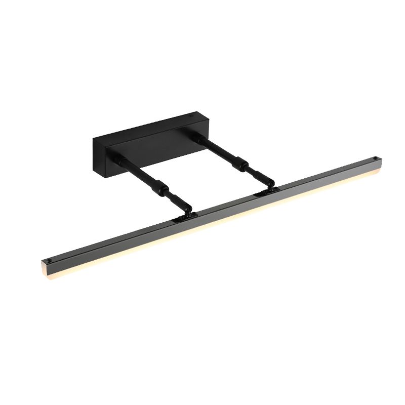Strip Bathroom Sconce Light Fixture Metal LED Contemporary Wall Mount Light Fixture