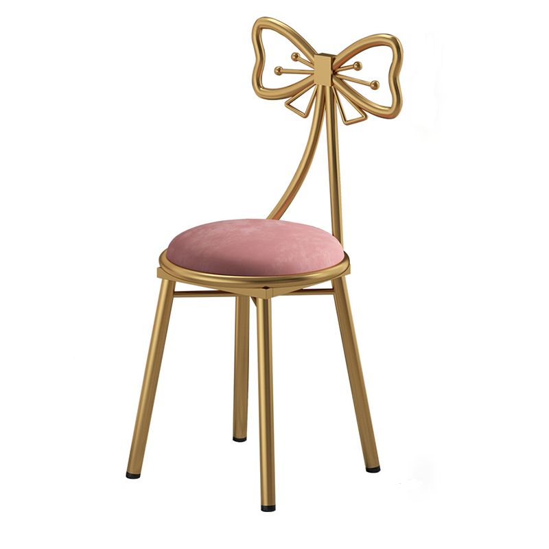 Silla de comedor tapizada de estilo escandinavo, silla con respaldo abierto, silla individual