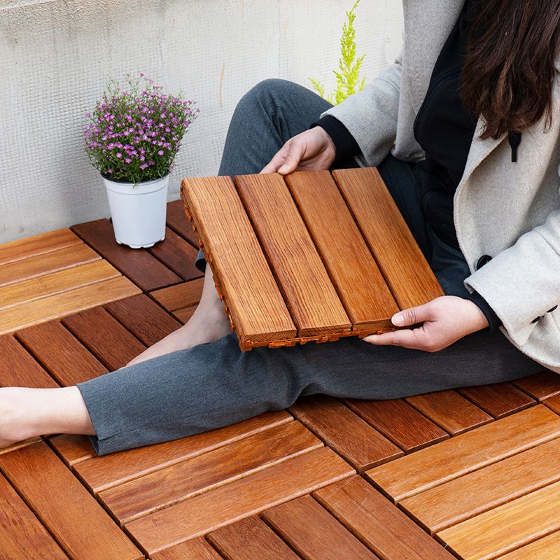 Snapping Patio Flooring Tiles Wood Patio Flooring Tiles with Waterproof