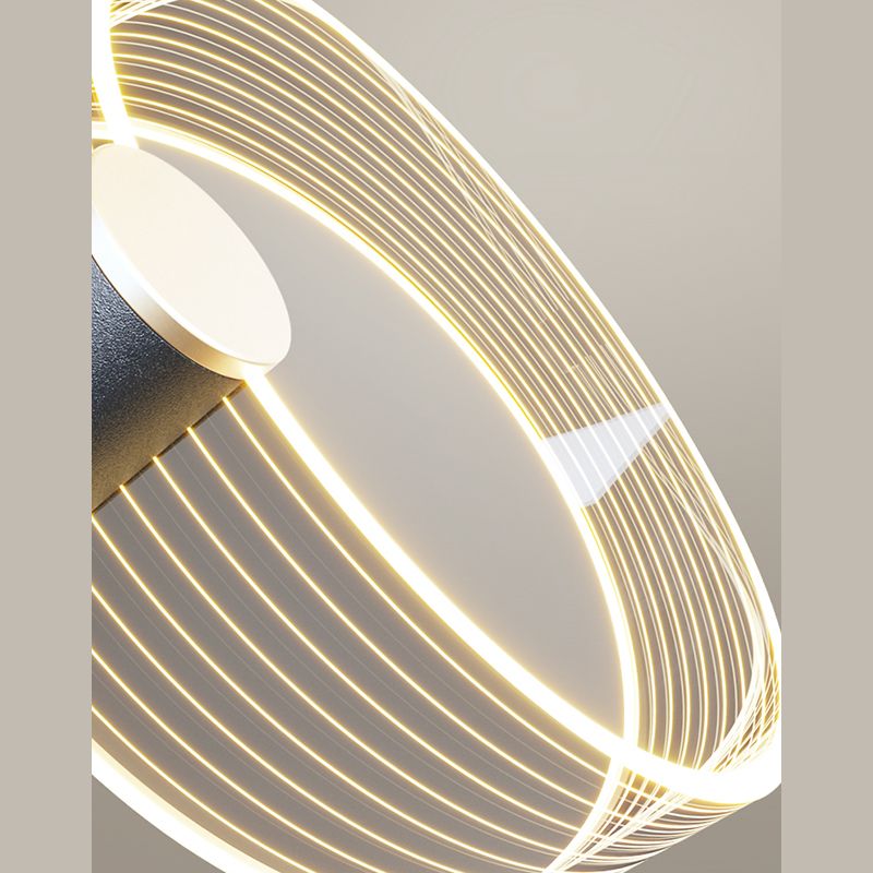 Hedendaagse metalen LED-wand gemonteerd verlichting 1-licht wandonderzoek voor woonkamer