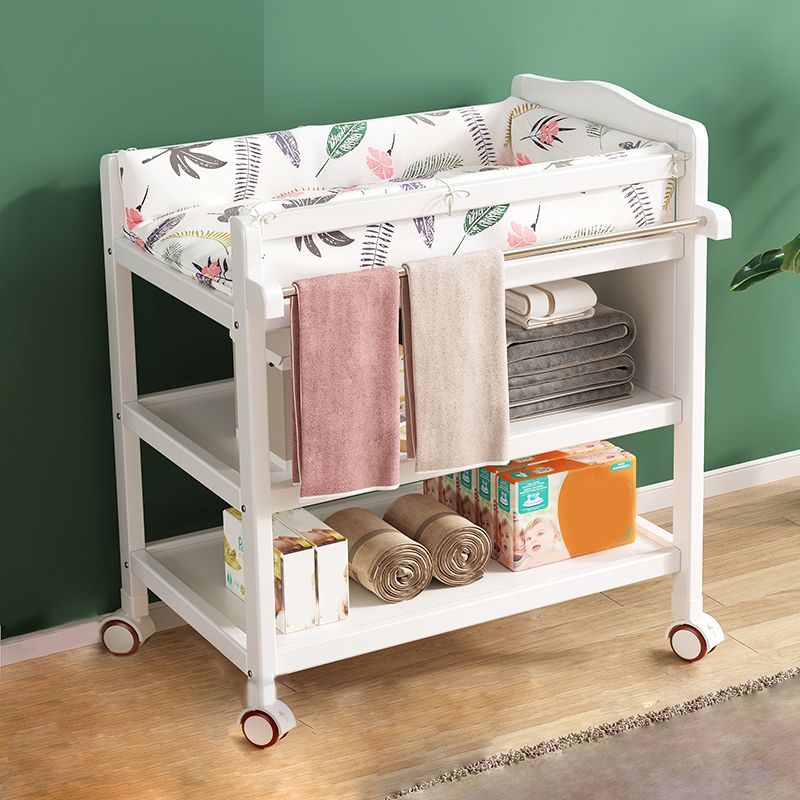 Modern Changing Table Flat Top  Wooden  Folding Changing Table