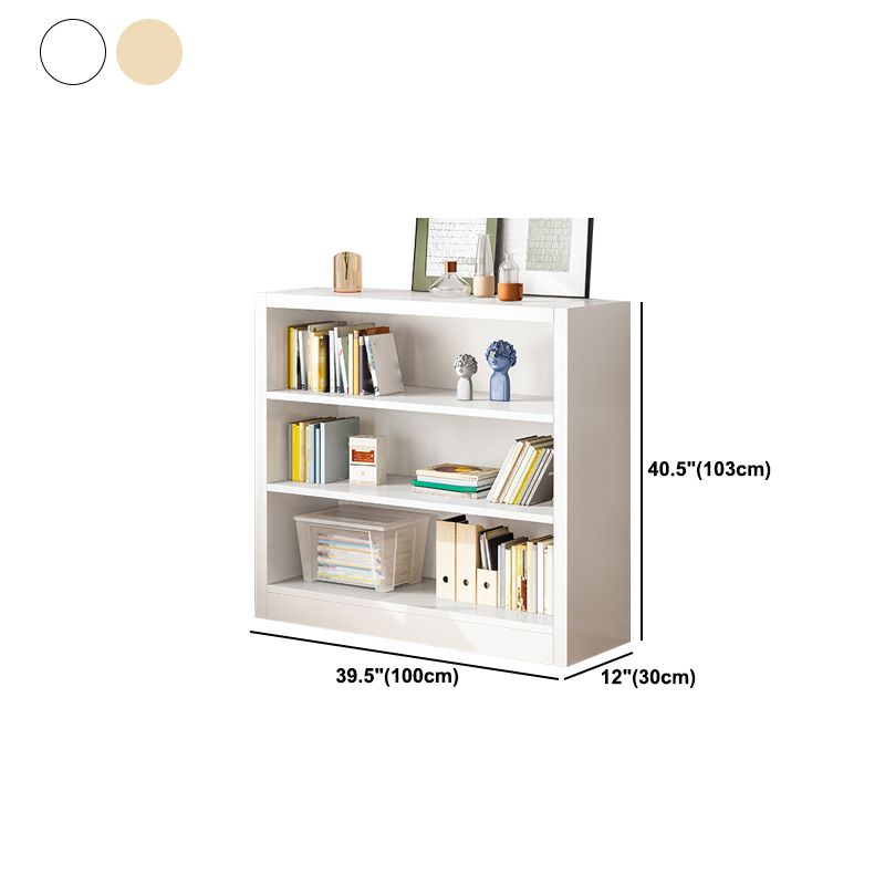 Contemporary Style Bookshelf Engineered Wood Bookcase for Home and Office