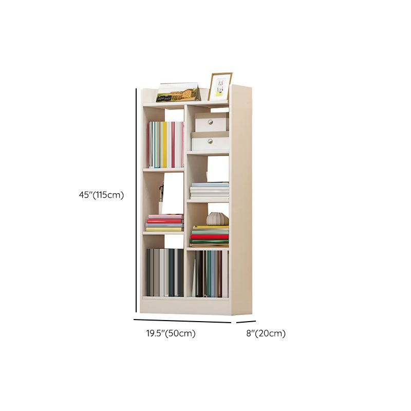 Contemporary Wooden Accent Cabinet with Shelves Storage Cabinet