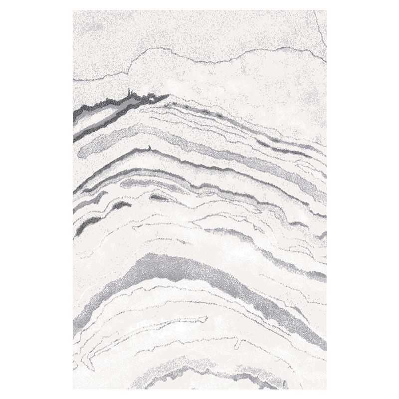 Multi Color Trendy Rug Polyster Abstract Printed Indoor Rug Pet Friendly Machine Washable Area Carpet for Parlor