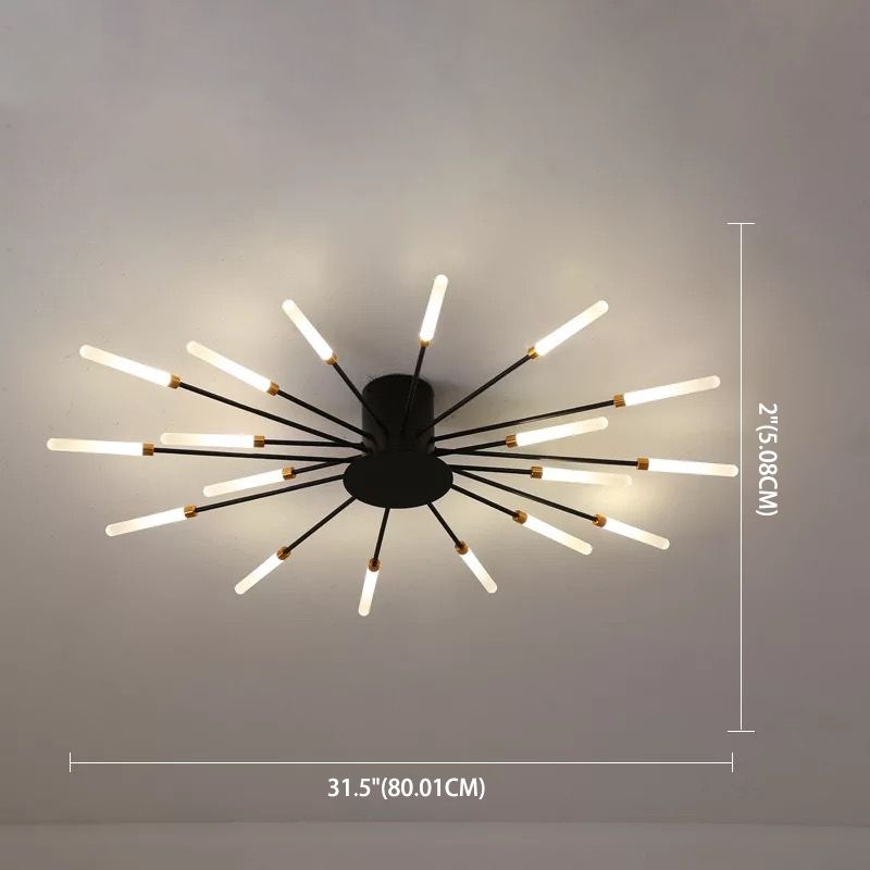 Luce a monte Nordic Creative Nordic Luce a LED SEMI SEMILE LIGHT ACCHIODA CON OMBILE ACRILICA