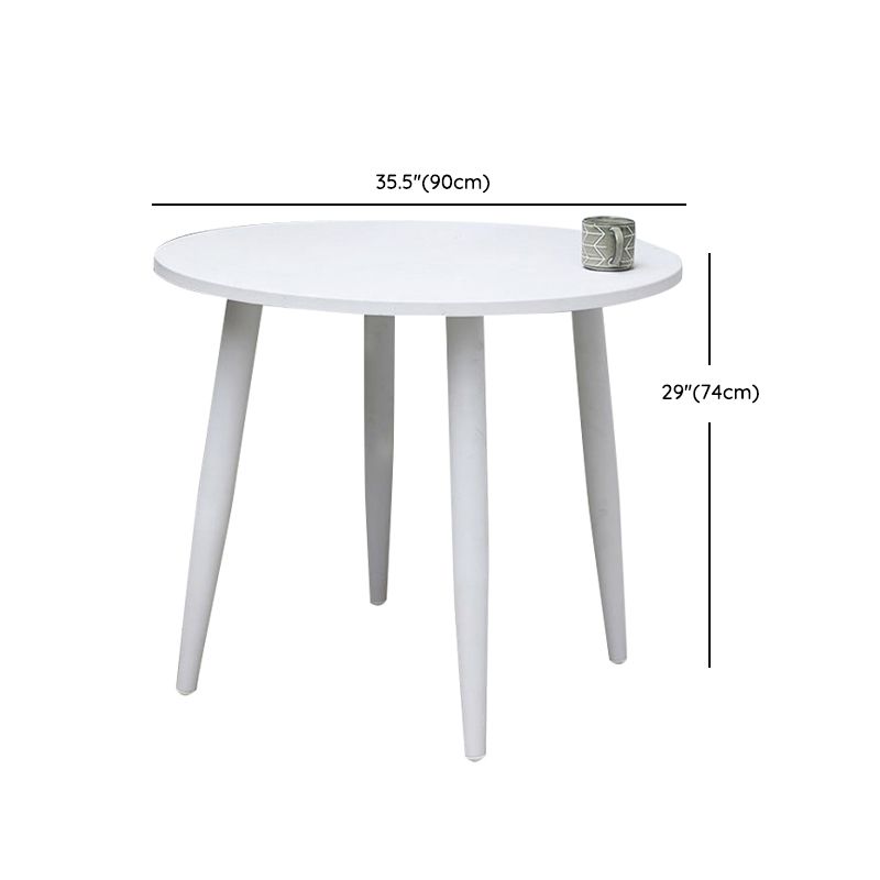 Round White Patio Dining Sets Boho 1/2/3/5/7 Pieces Dining Table Set