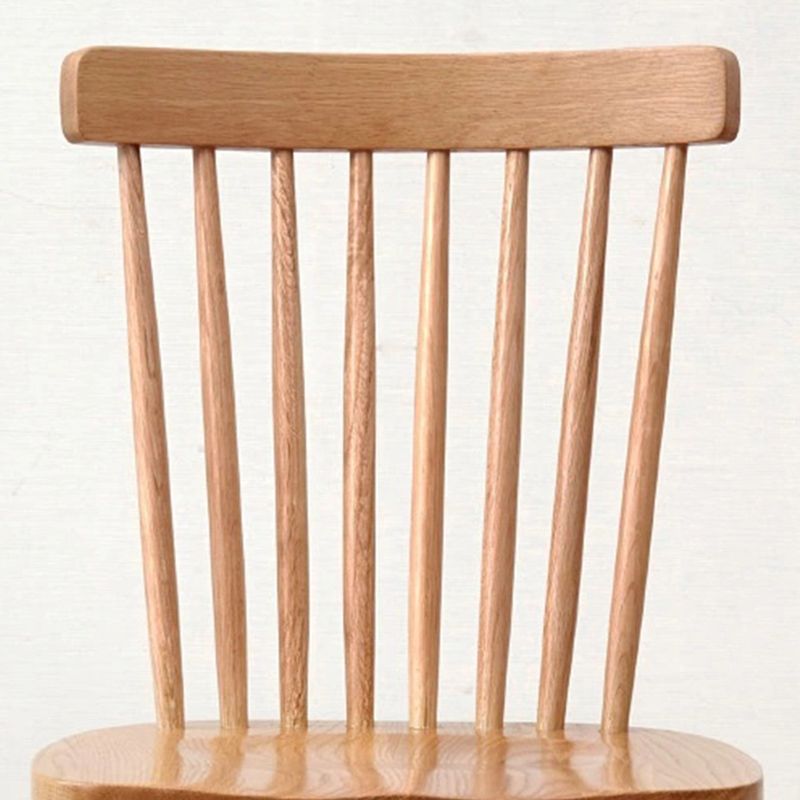 Oak Solid Wood Dining Chair Traditional Dining Room Chair for Home