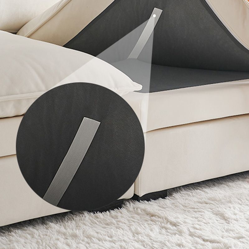 Contemporary Pillow Top Arm Reclining Loveseat Velvet Settee
