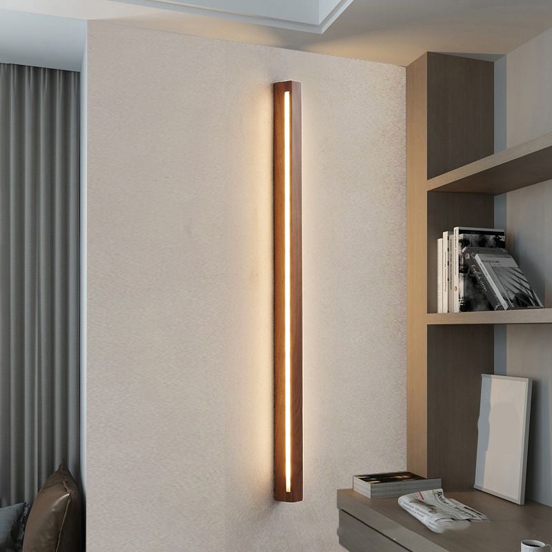 Lámparas de pared lineales contemporáneas de metal 2 luces lámpara de montaje de pared