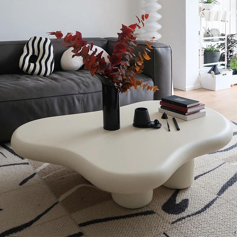 Modern Wood Geometric Coffee Cocktail Table 4 Legs 1 Coffee Table