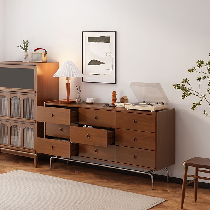 Solid Wood Storage Chest Modern Storage Chest Dresser with Drawers