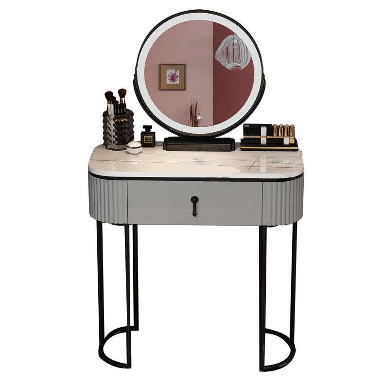 Wooden Vanity Desk Removable Vanity Makeup Vanity Set for Bedroom