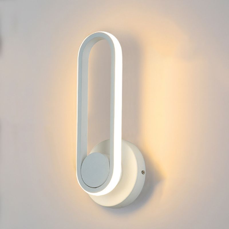 Modern Style Wall Sconce Rotatable LED Wall Mount Lamp for Living Room