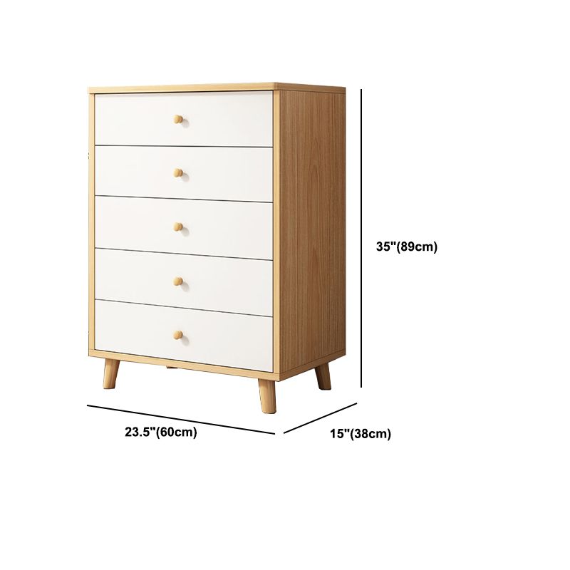 14.96" Wide Modern Wood Accent Chest with Drawer Rectangle Accent Cabinet