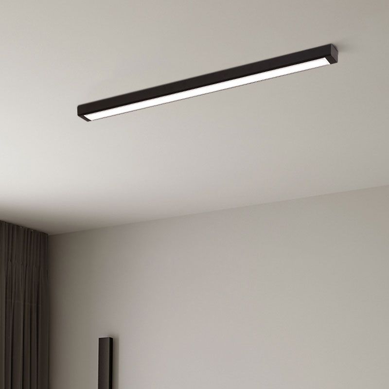 Linear Surface Mounted Lamp Nordic Acrylic Living Room LED Flush Ceiling Light