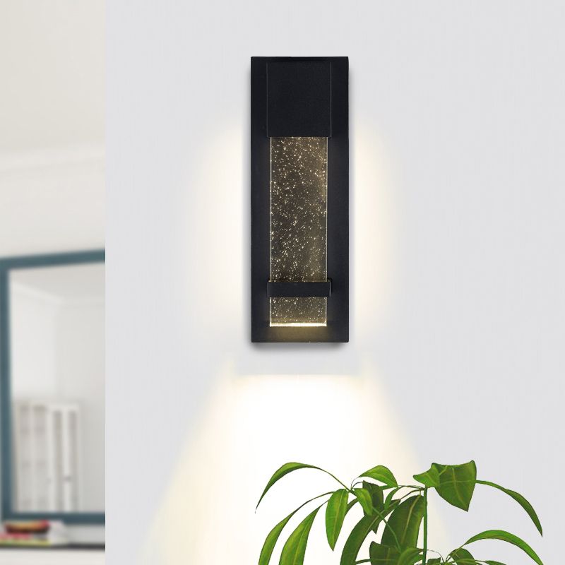 Moderne glazen rechthoekige wandwandcontino