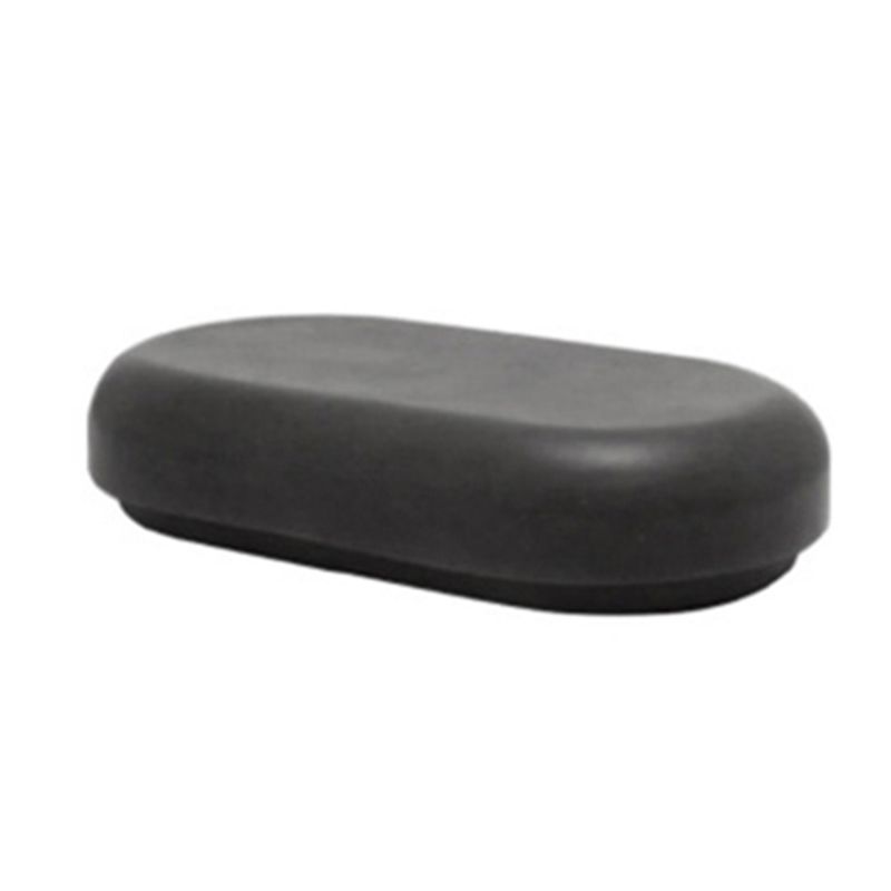 Contemporary 1 Single Coffee Table Oval Cocktail Table with Storage