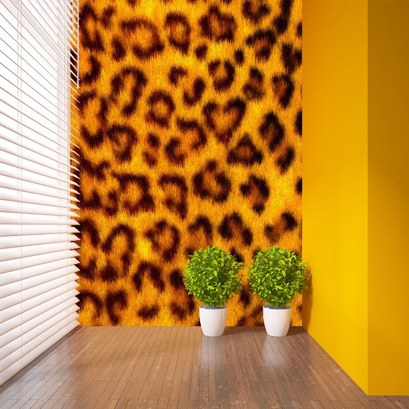 Soft Color Animal Skin Mural Decal Stain Resistant Contemporary Study Room Wall Covering