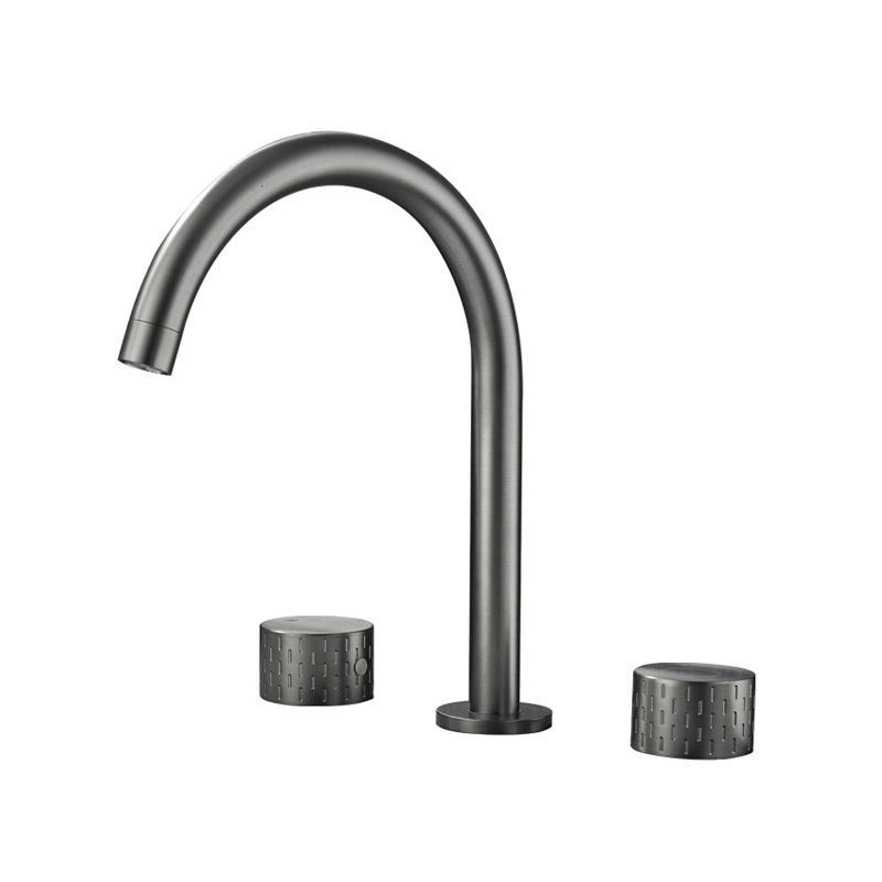 Modern Bathroom Faucet Two Handle Temperature Control Bathtub Faucet