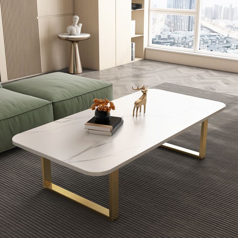Slate Rectangular Coffee Table Trestle Coffee Cocktail Table