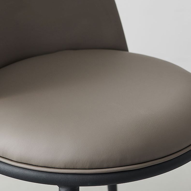 Ensemble de chaises en métal de style contemporain, cuisine, salle à manger, chaises d'appoint à dossier solide (Ensemble de 2)