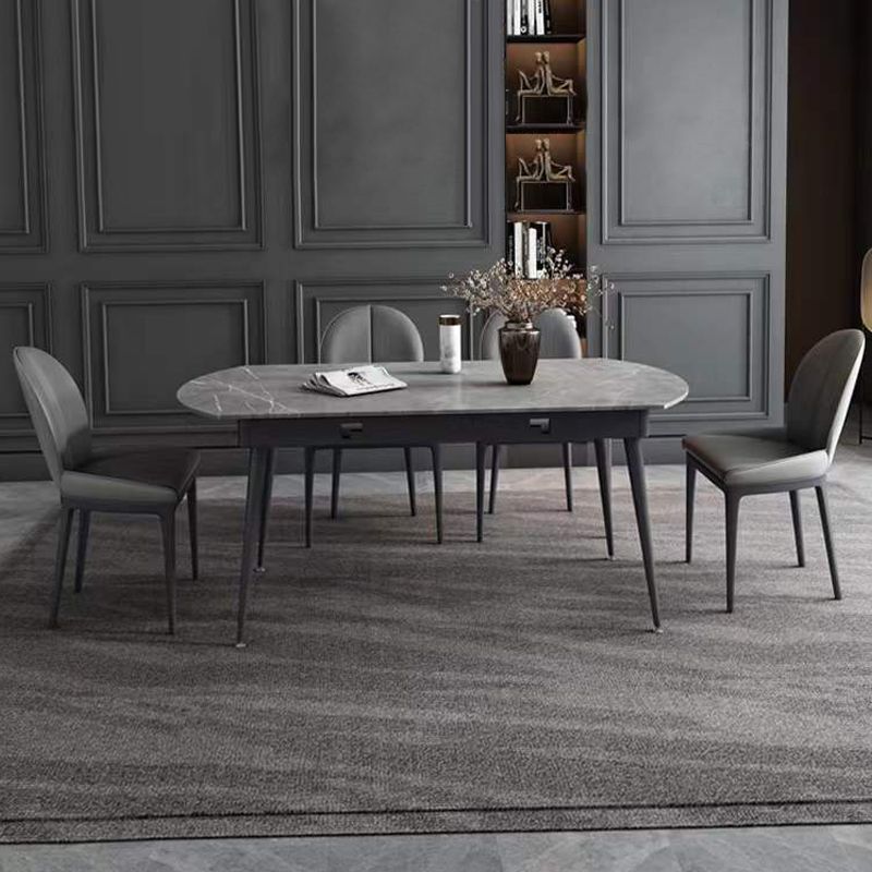 Modern 1/4/7 Pieces Dining Set Sintered Stone Dining Table for Home Use