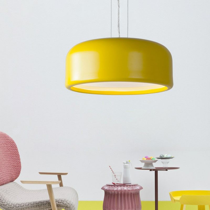 Rond Shade salon plafond lumière acrylique unique minimaliste suspendu minimaliste