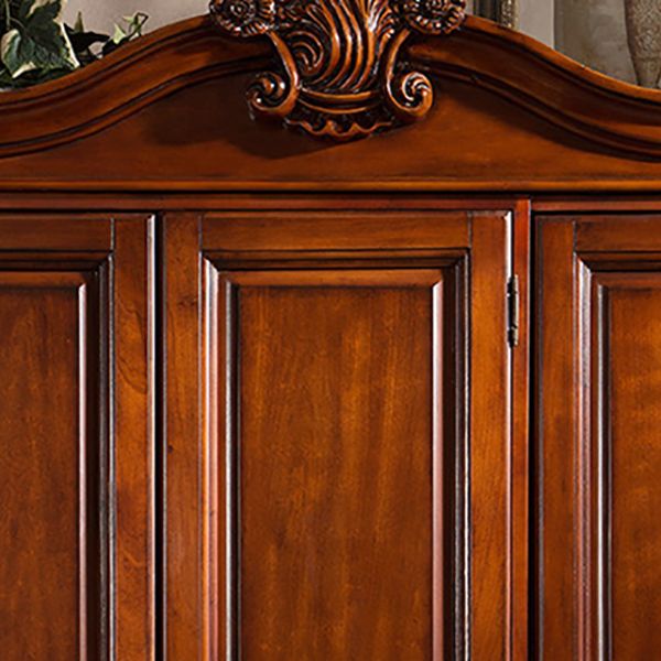 French Country Style Wardrobe Armoire Wood Wardrobe for Bedroom