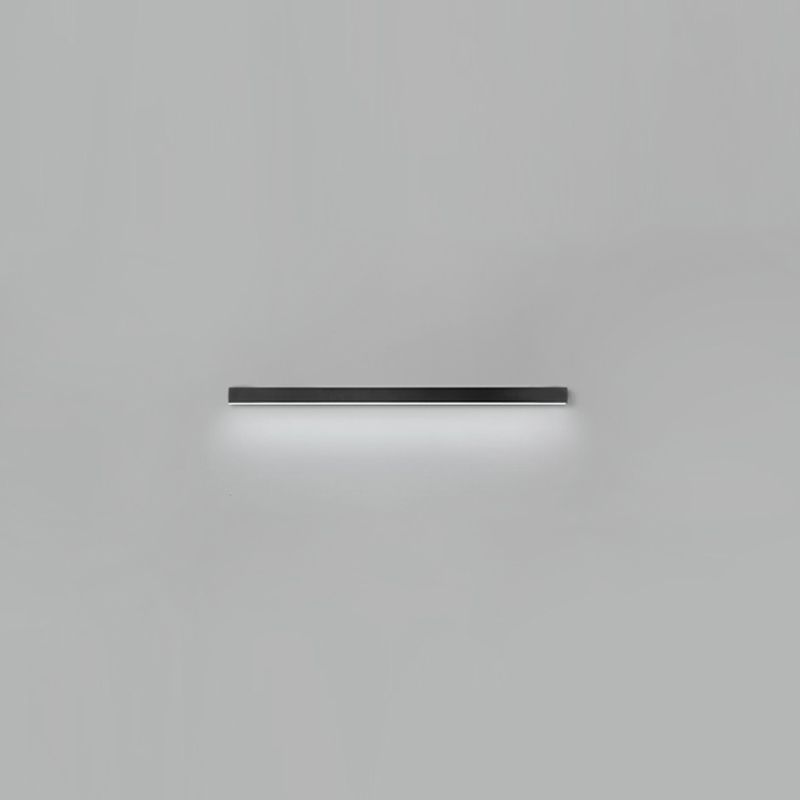 Accoglienza a parete in metallo a forma lineare moderna lampada montata a parete a 1 luci