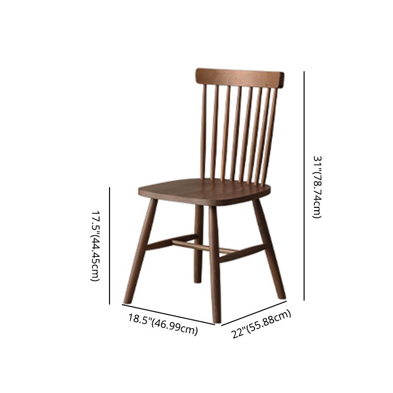 Contemporary Solid Wood Top Dining Room Furniture with Wooden 4 Legs Table Dinette Set