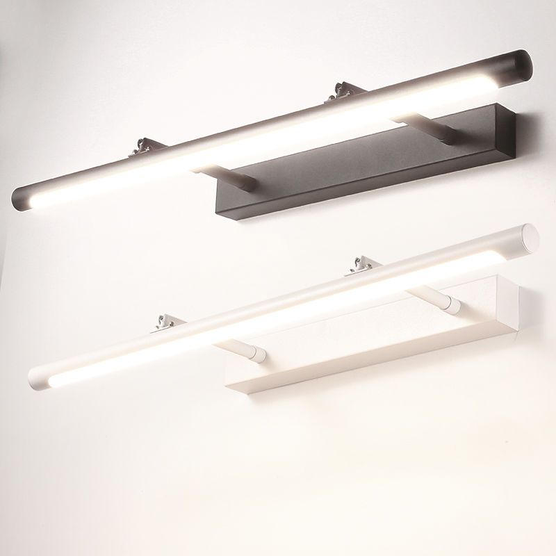 Metal lineare murale vanità leggero stile moderno 1 luci specchio da vanità leggero