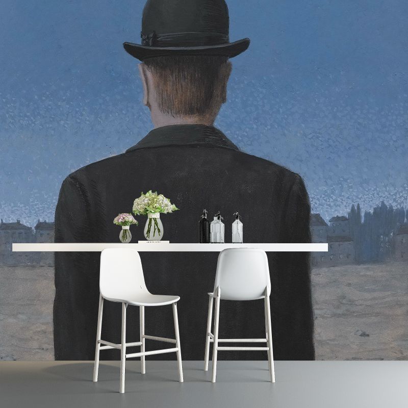 The Schoolmaster Drawing Mural Wallpaper Surreal Stain-Resistant Home Wall Decor, Custom Made