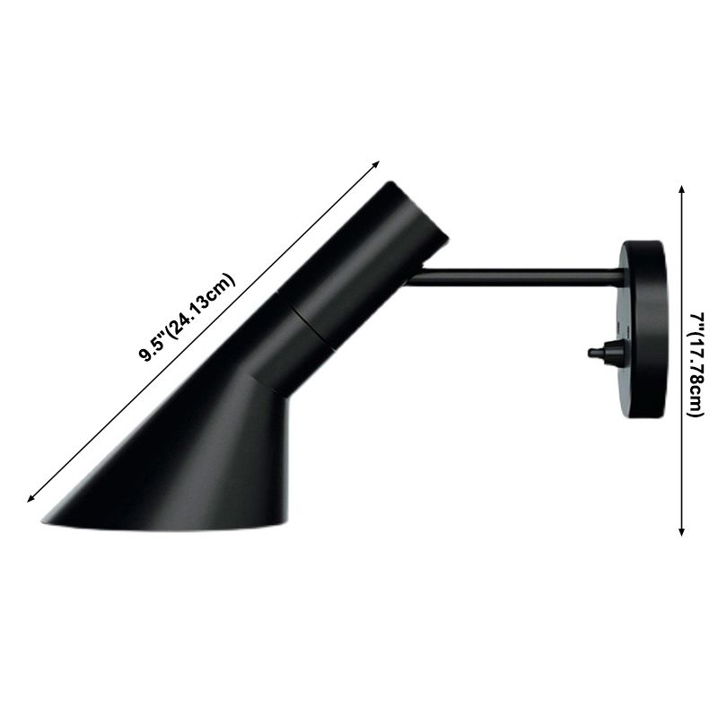 Luci creative in stile muro in stile moderno con tonalità in metallo per soggiorno camera da letto d'albergo