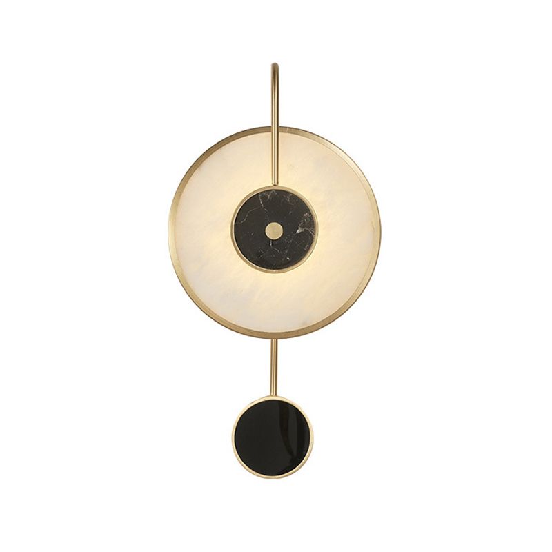 Single Modern Golden Wall Mounted Sconce Unique Wall Light for Bedroom