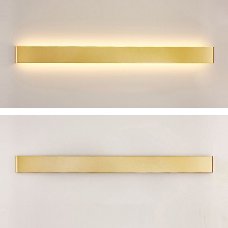 Square Shape Metal Wall Mount Lighting Modern Style 1-Light Wall Mounted Light Fixture