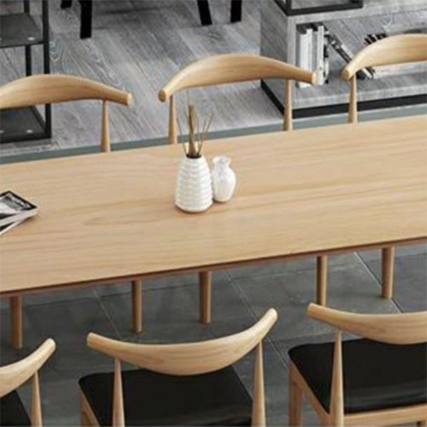 Industrial 1/2/9 Pieces Dining Set Solid Wood Dining Table for Home Use