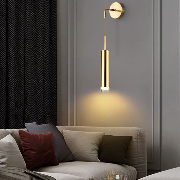 Moderne minimalistische Stilzylindrisch -Wand -Leuchte Acryl -Wandleuchte für Schlafzimmer
