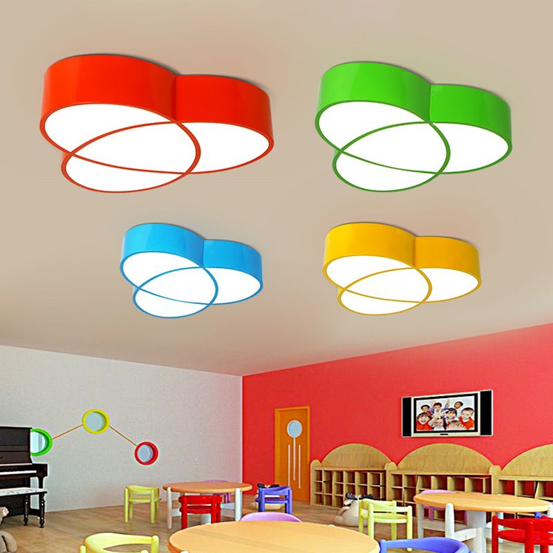 Bloemvormige plafondlicht Modern Stijlvolle acrylspoeling Mount Light voor restaurant