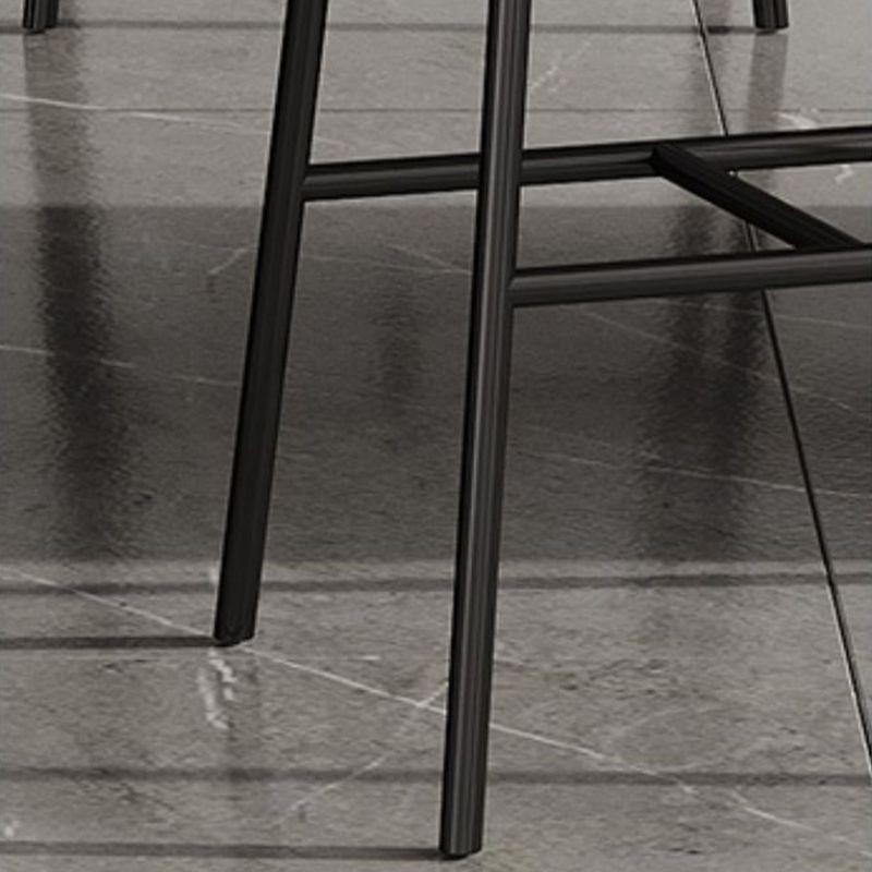 1/5 Pieces Modern Rectangle Sintered Stone Top Counter Table with High Stools