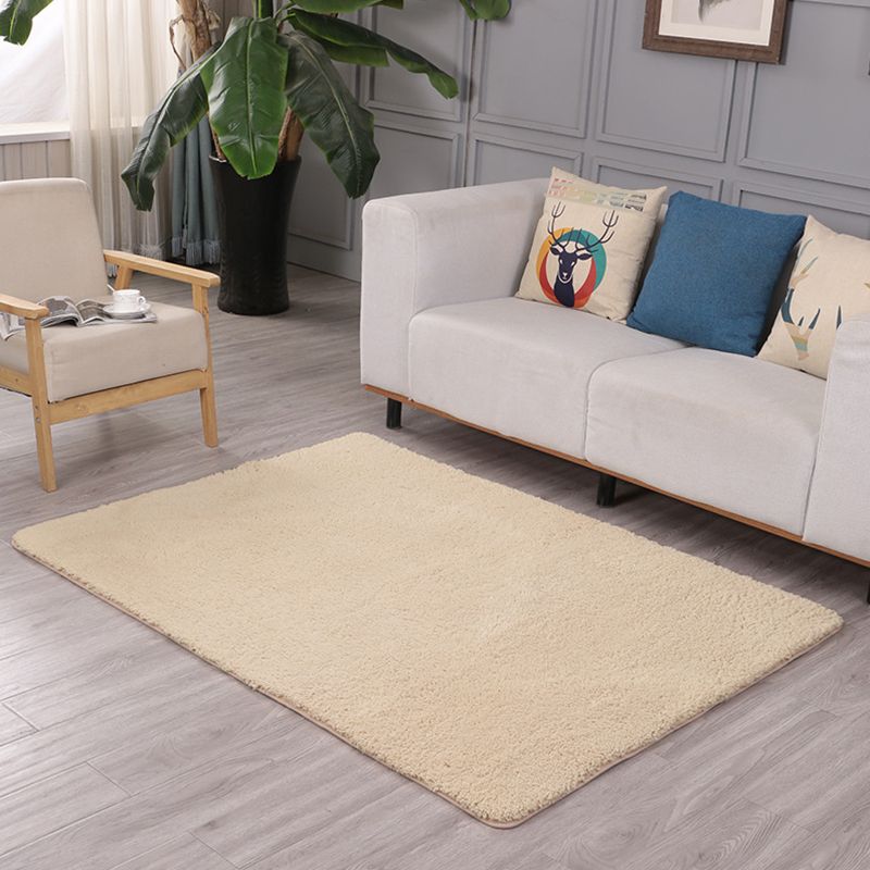 Tapis de couleur unie nordique multi-couleurs PVC tapis intérieur pour animaux de compagnie Animageux de la zone de support antidérapante pour le salon