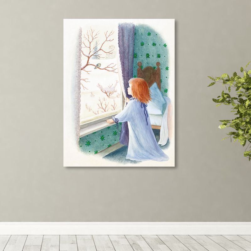 Toile moderne pour jeune fille, décoration murale texturée de couleur douce pour le salon, plusieurs tailles