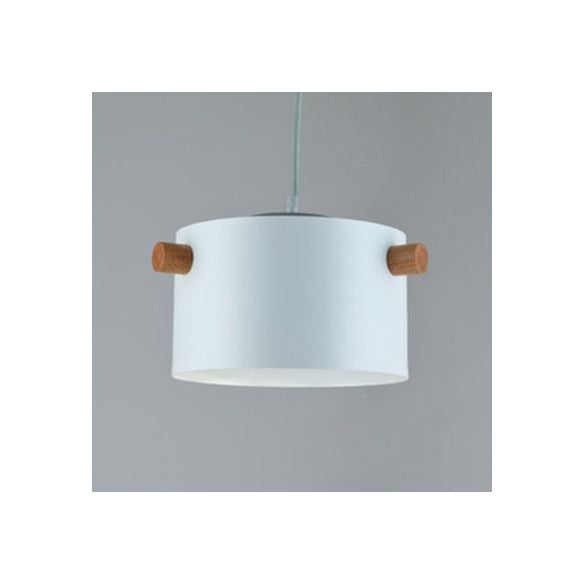 Bonbonfarbene zylindrische Suspension Licht Ein leichtes Macaron Aluminium Blau/Grün/Rosa/Weiß/Gelb Anhänger Licht für Korridor