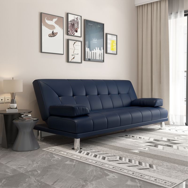 Divano convertibile convertibile con la spalla trapuntata contemporanea per l'appartamento