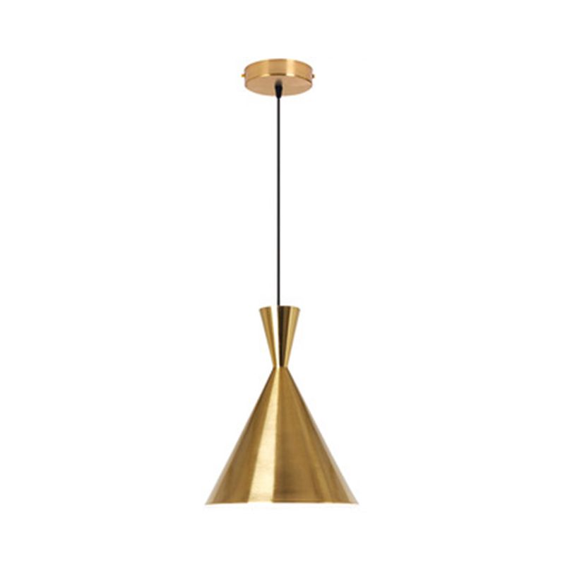 Cafe 1 Head Metal Hanging Light Postmodern Style Style Light Restaurant Hanging Light