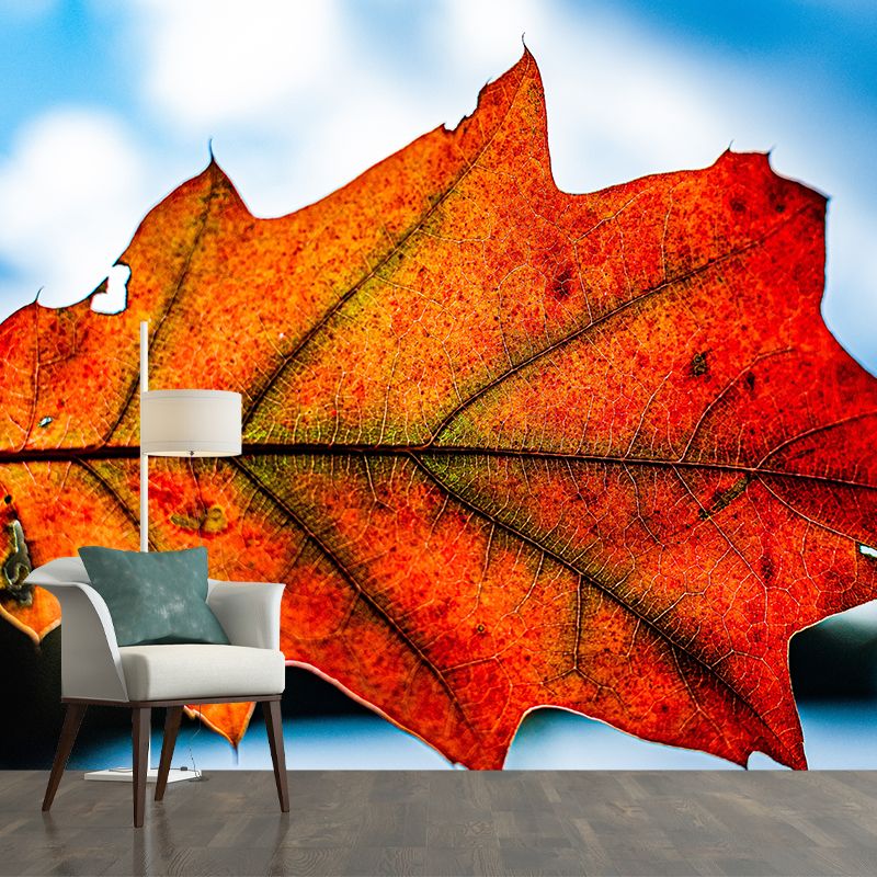 Leaf Wall Paper Murals Moisture Resistant Home Decorations for Bedroom Living Room