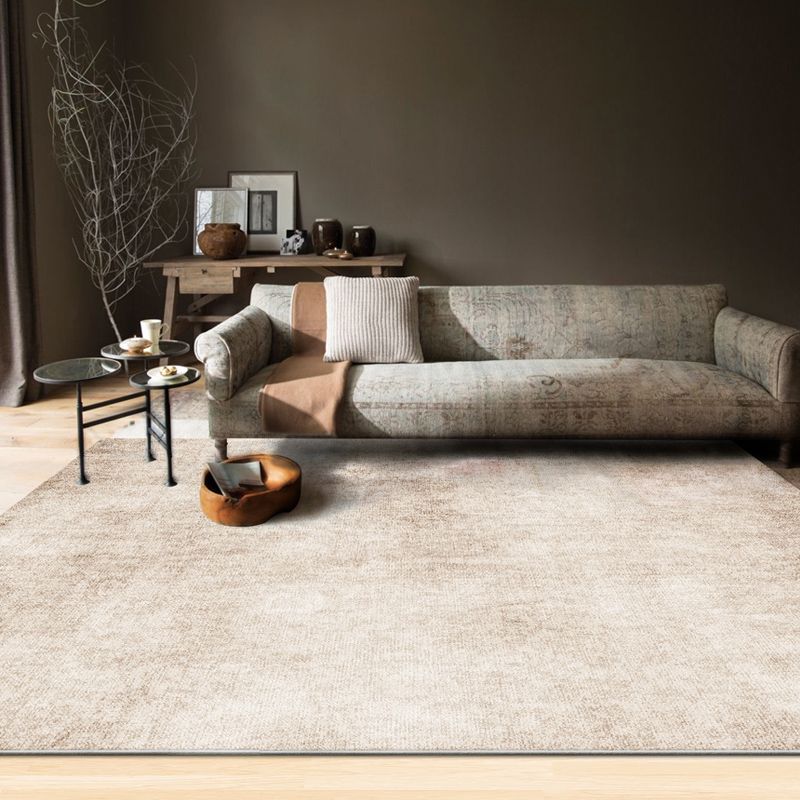 Contemporary Solid Shag Indoor Carpet Polyester Rug Pet Friendly Area Rug for Home Decoration