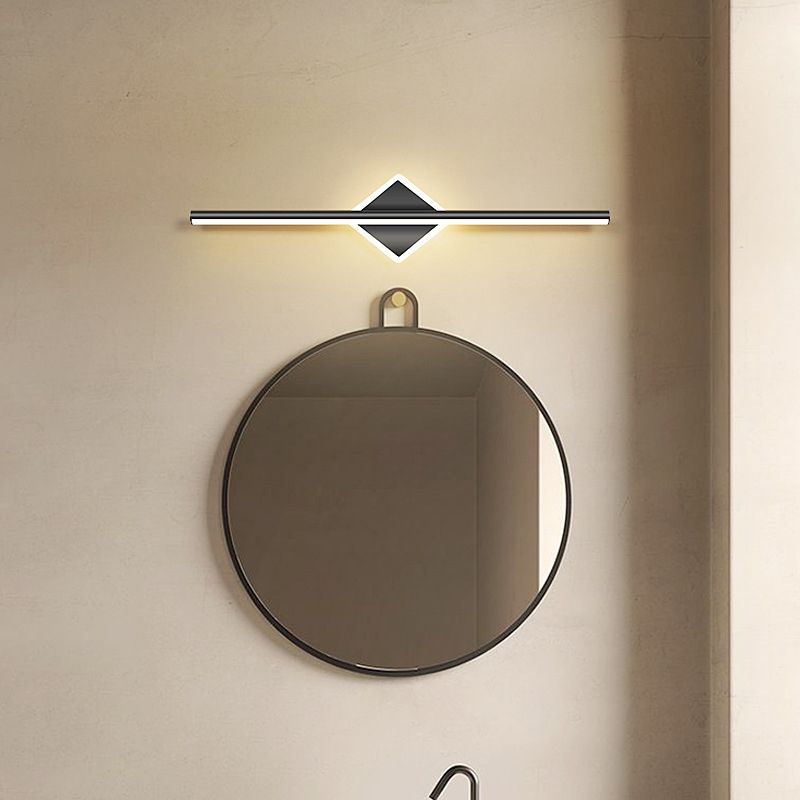 Linear Sconce Lights Modern Metal 2 Light Sconce Light Fixtures in Black Finish