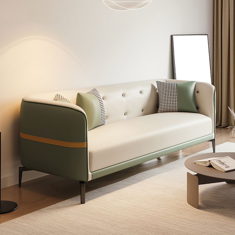 25" Wide Contemporary Sofa Bed Cushions Seating with Pillows